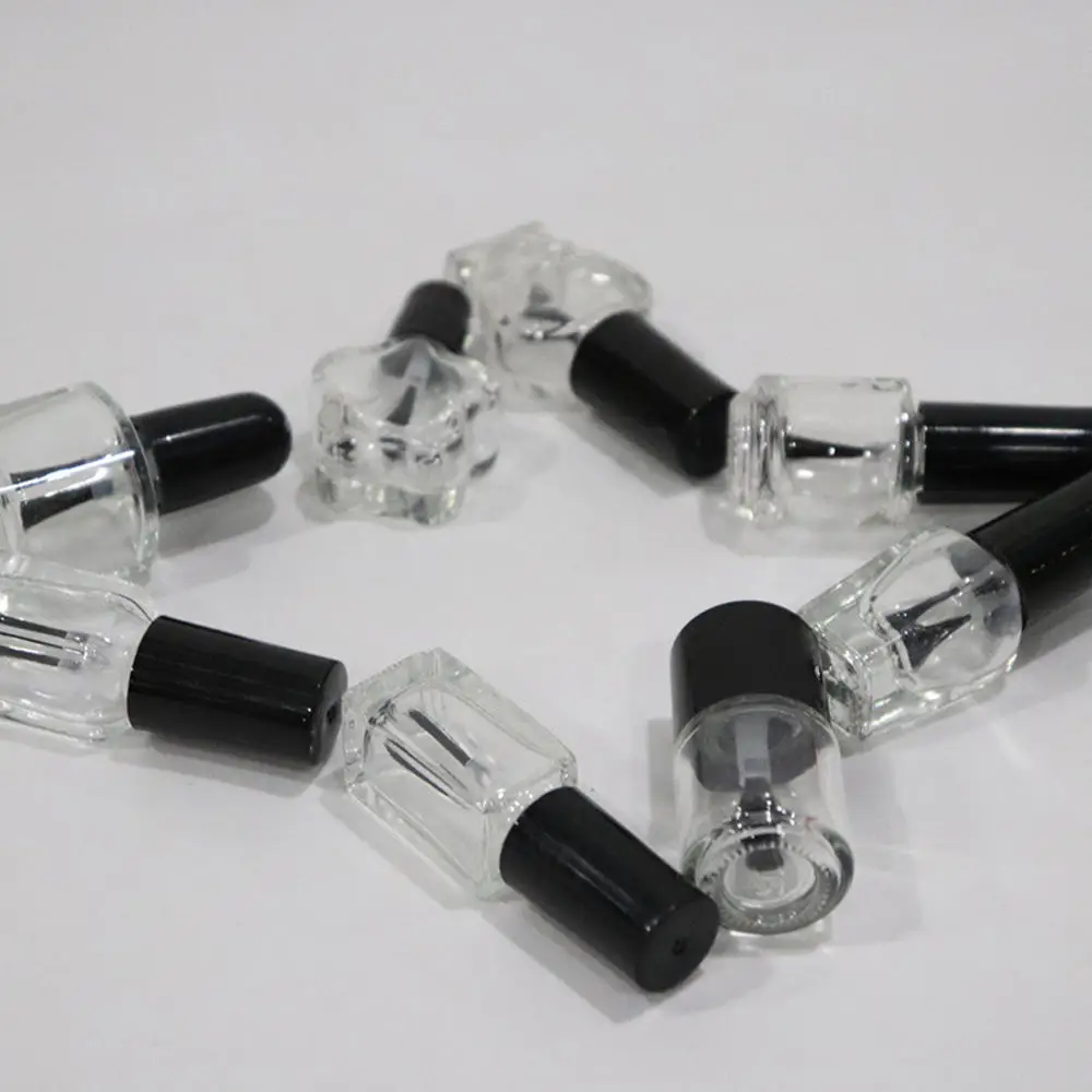 5/10/15 мл пустые лак для ногтей Стекло бутылка прозрачная Портативный УФ контейнер