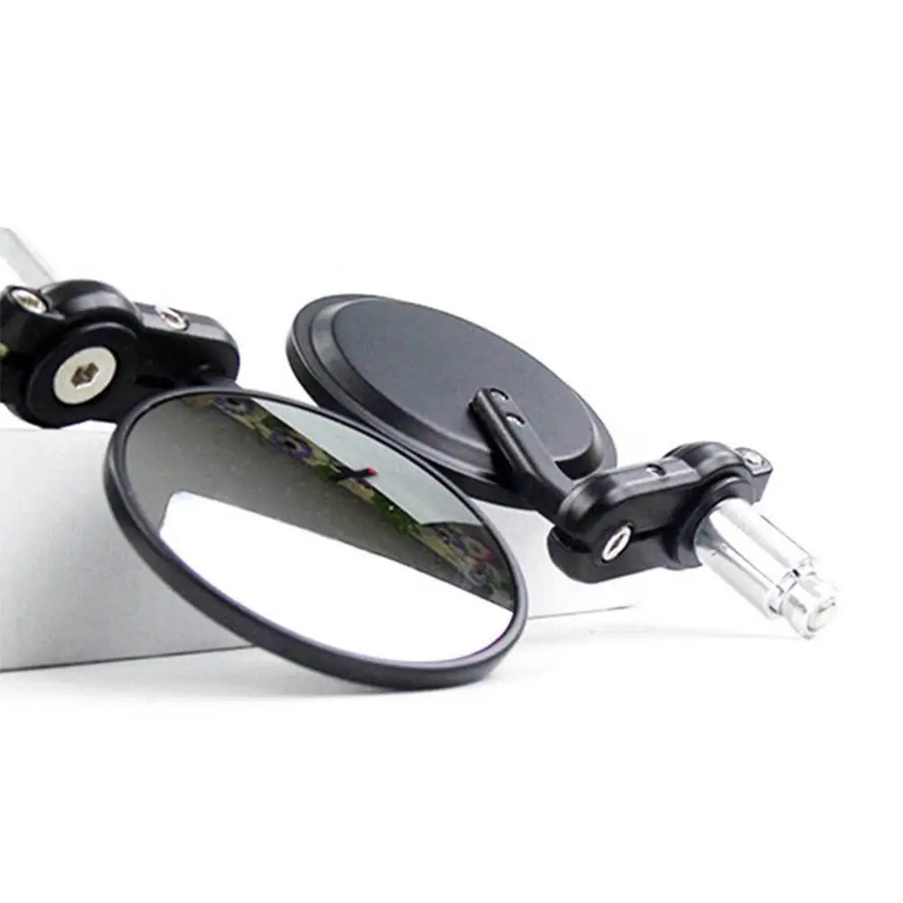 

80% Hot Sales 1 Pair 7/8inch Universal Round Handlebar End Motorcycle Rearview Side Mirror
