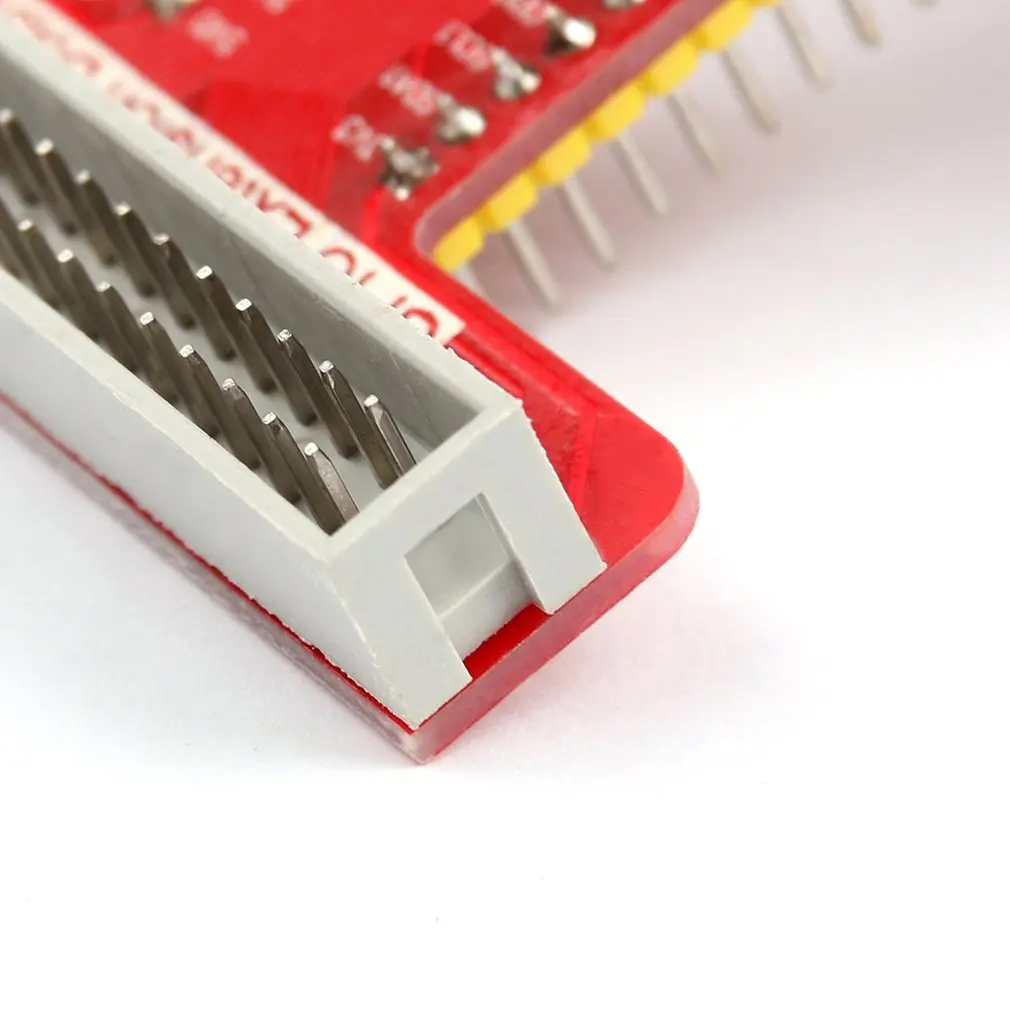 GPIO T тип модуль расширения плата адаптер с 40 Pin GPIO женский Радужный кабель для Raspberry Pi3/2 Модель B