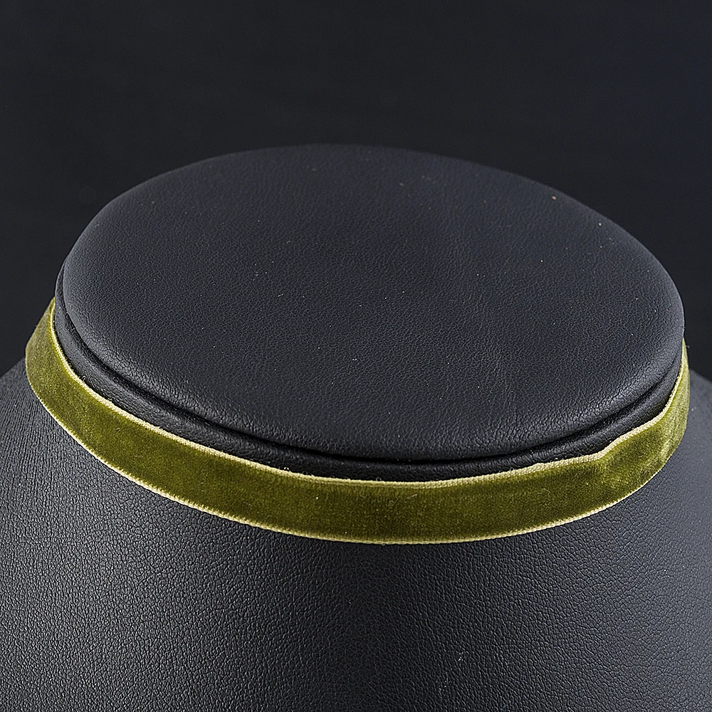 Женское Ожерелье чокер с бархатной полоской винтажное ожерелье воротником в