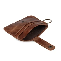 top layer cowhide ultra thin card holder