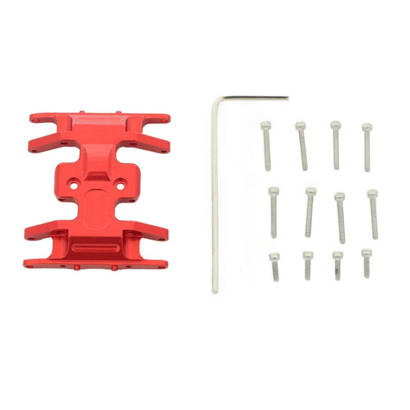 

Metal Gearbox Mount Base Transmission Holder Skid Plate for Axial SCX24 90081 1/24 RC Crawler Car Upgrade Parts