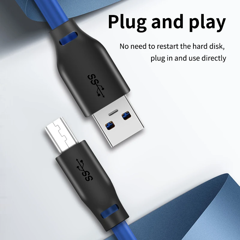 Кабель для принтера CABLETIME USB3.0 от AM до BM удлинитель кабель синхронизации данных