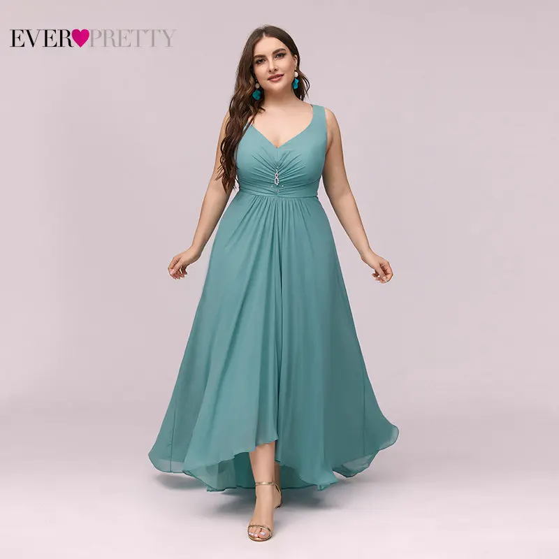 Вечерние трапециевидные платья Ever Pretty длинные бордовые больших размеров без