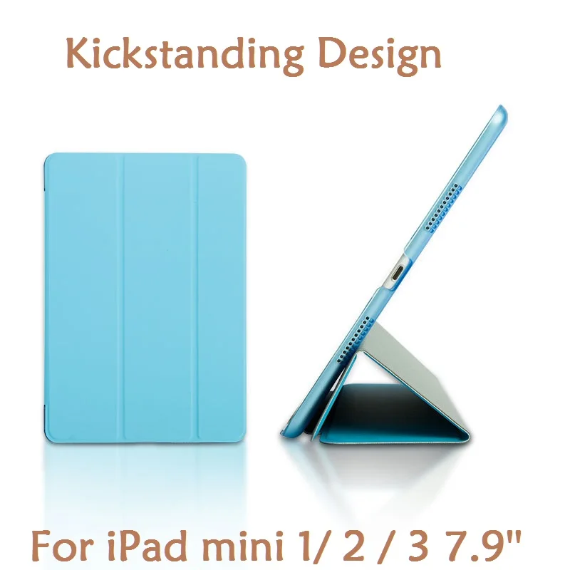 Тонкий чехол-книжка для iPad mini чехол 7 9 дюйма умная флип-подставка 2 3 A1432 A1490