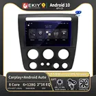 Автомагнитола EKIY DSP, 6G, 128G, Android, для Hummer H3 1 2005-2010, GPS-навигация, стерео, Bluetooth, DVD