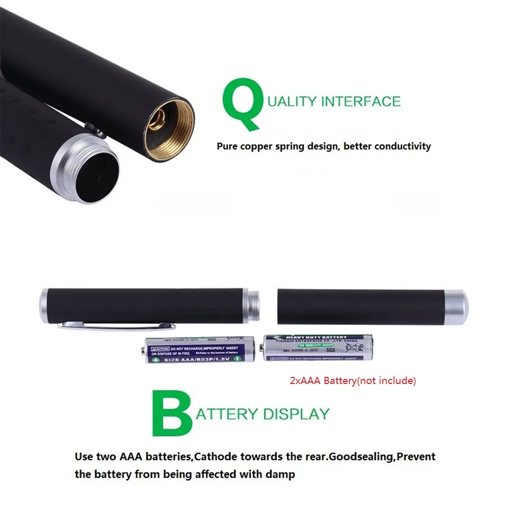 

5MW Laser Pen For Teaching Meeting PPT Pet Cat Toy Dot High Power Red Laser Pens Light Color Green Blue Pointer Laser Sight Pen