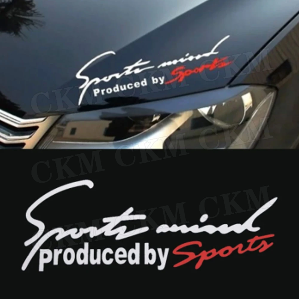 New Sport Style Car Stickers Emblem Badge Decal Automobile Bonnet Auto style Part for Audi BMW Mercedes Benz Decoration | Автомобили и