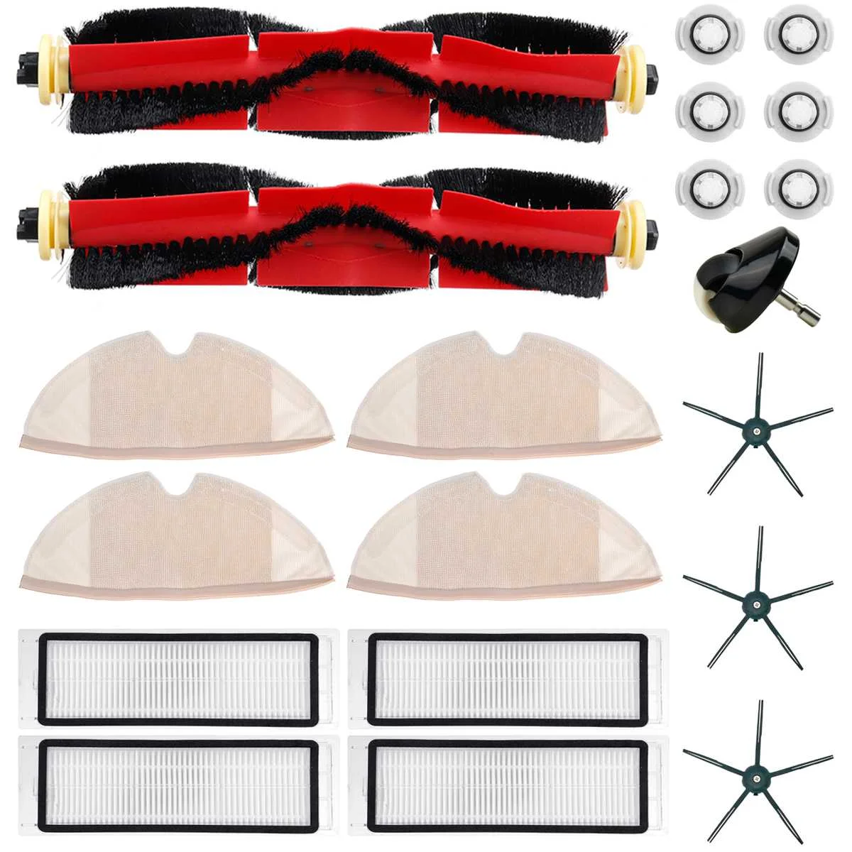 

Vacuum Cleaner Parts Main Brush Clean Wheel HEPA Filter Accessories For Robot Roborocks S6 S60 S65 S5 MAX T6