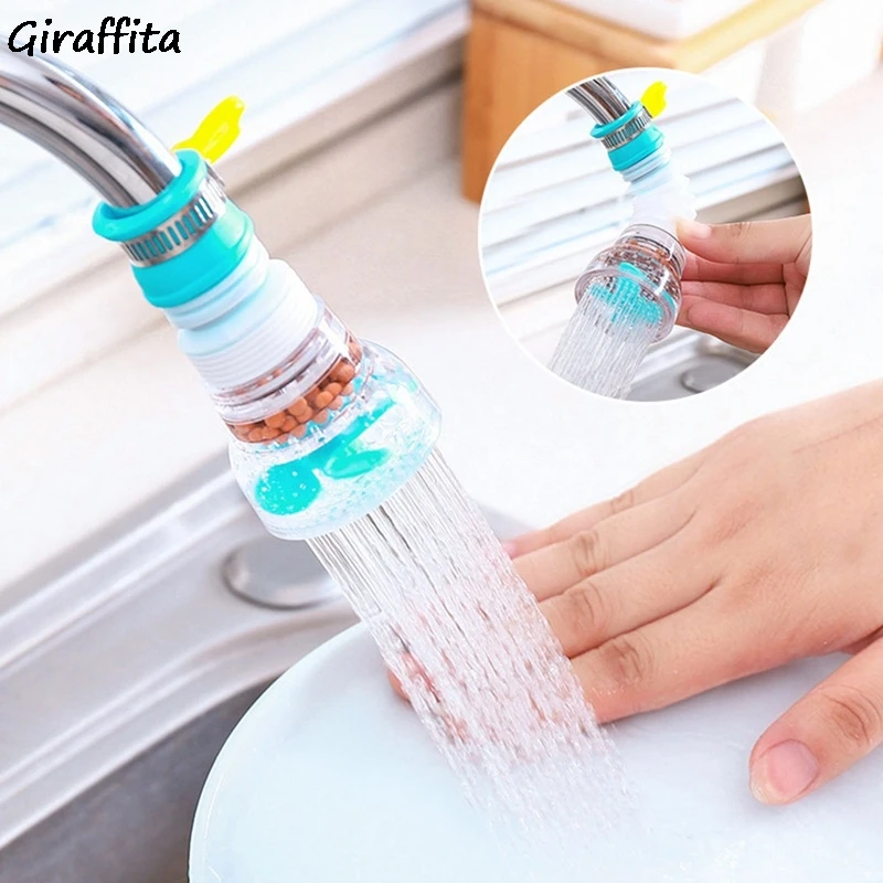 

Универсальные насадки для кухонного крана, поворот на 360 градусов, бытовой очиститель воды фильтр-распылитель, фильтрация с активированным ...