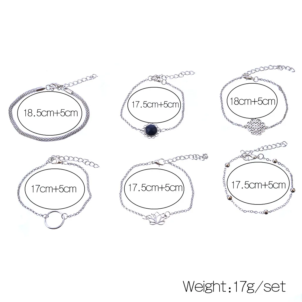 Женский винтажный браслет с подвесками в виде цветка | Украшения и аксессуары