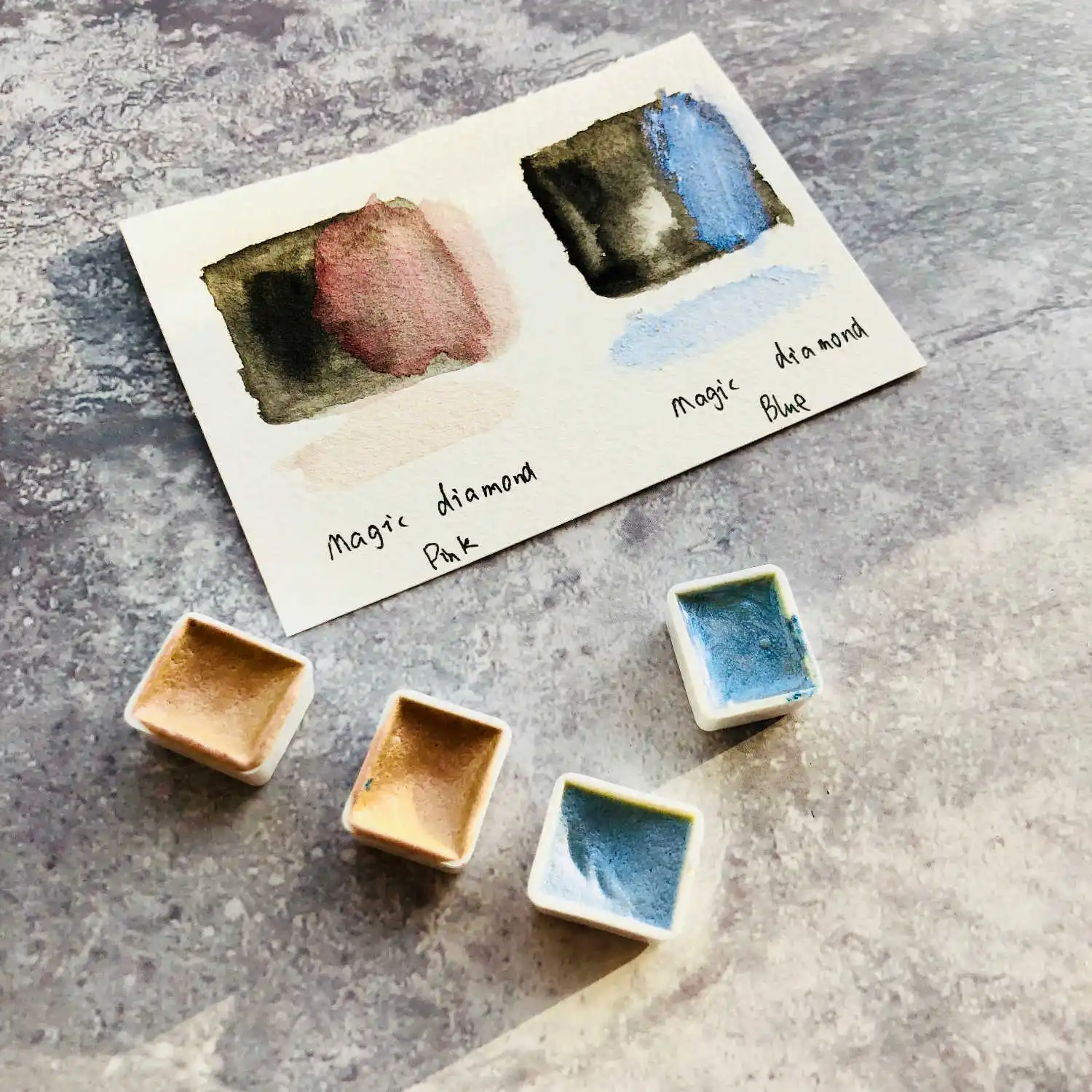 DIY водная цветная краска волшебный Алмазный цвет ручной работы твердый aquarella acuarella редкая Вода цвет aquarella поставки Verf