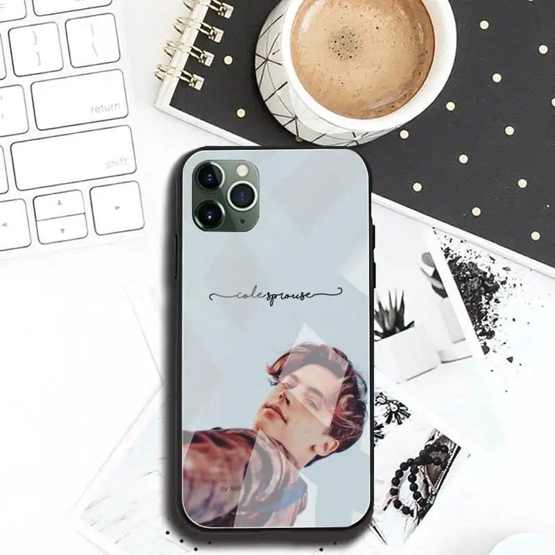 TV Riverdale Series Cole Sprouse Phone Case Glass For iPhone 12 pro max mini 11 Pro XR XS MAX 8 X 7 6S 6 Plus SE 2020 case images - 6