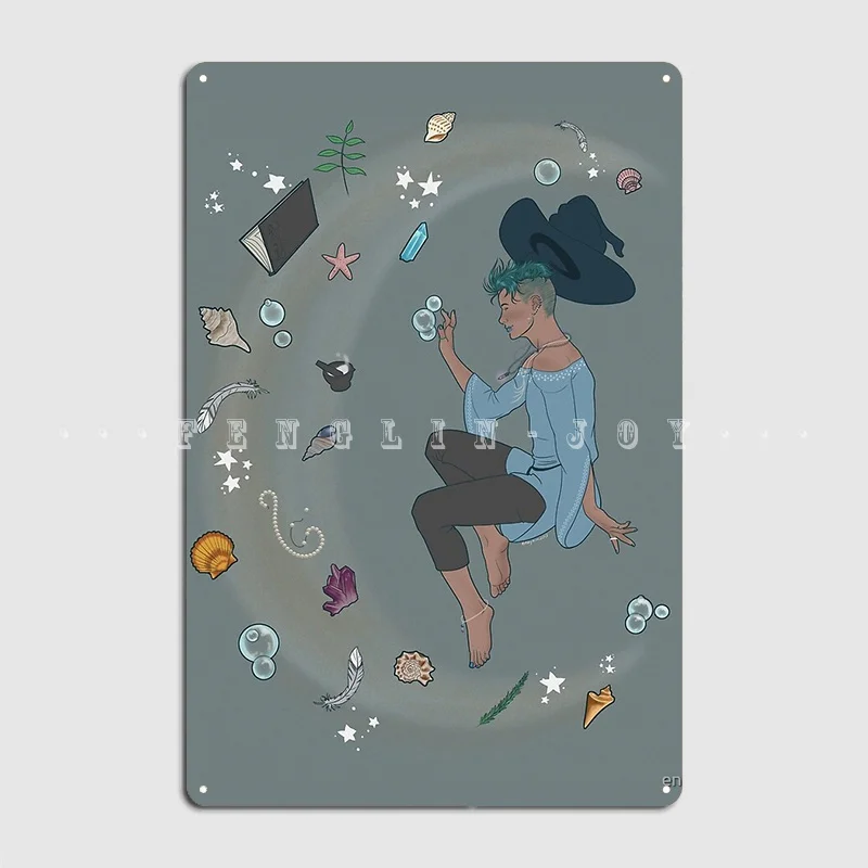 

Sea Witch Baubles, металлический плакат с табличкой, постер для кинотеатра, гостиной, клуба, бара, печать, жестяные пластинки Sign, постер