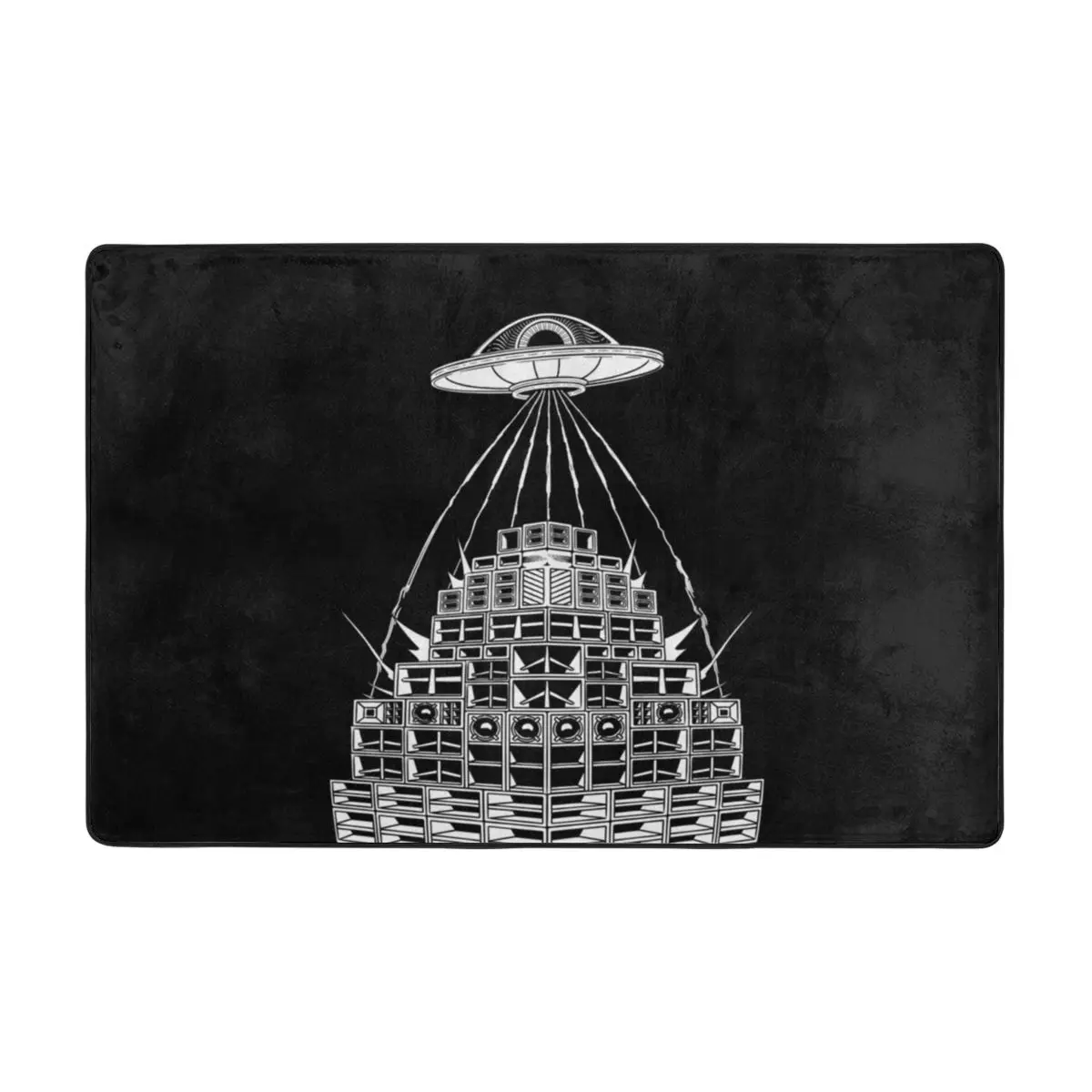 

Акустическая система DMT Alien UFO, напольный коврик, ковер, коврик из полиэстера, нескользящий напольный декор для ванной, кухни, гостиной, 60x90