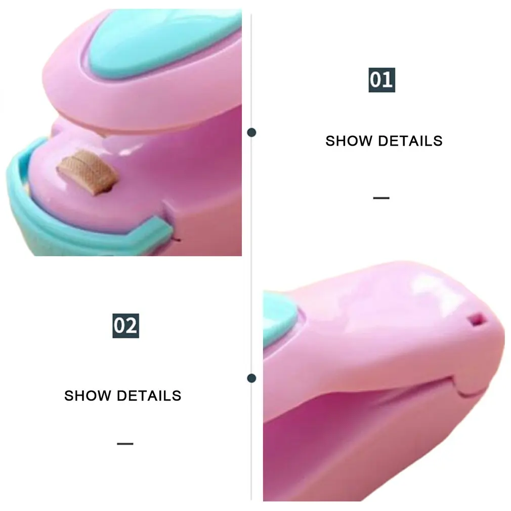

Portable Mini Sealing Machine Snack Plastic Bag Sealing Machine Household Hand Pressure Heat Sealing Machine