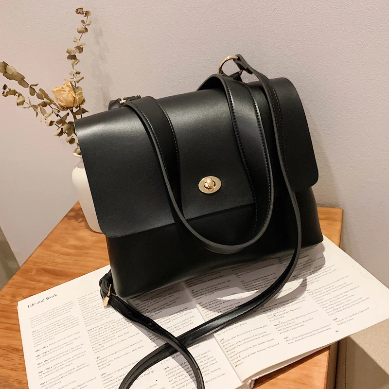 Европейская винтажная модная женская сумка новинка 2019 качественная кожаная