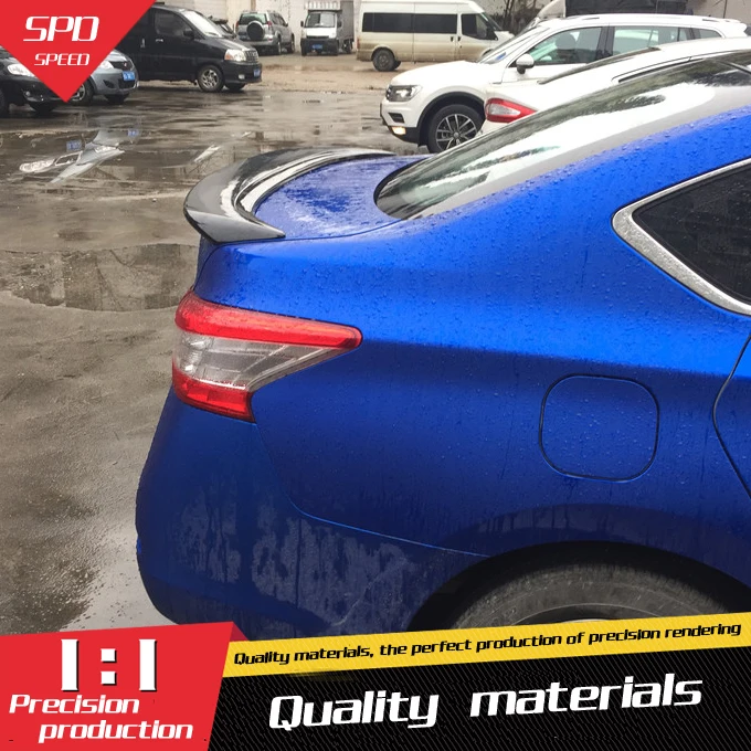 Спойлер для Nissan Sentra увеличенный спойлер из АБС-материала заднего крыла