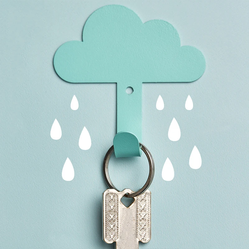 Полезная Nordic крючок облако Форма вешалка для одежды настенный стена детской