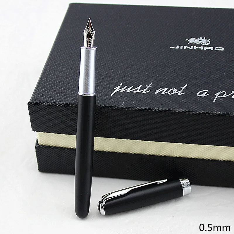Ручка перьевая черная 0 5 мм для офиса|jinhao x450|fountain penquality fountain pens |