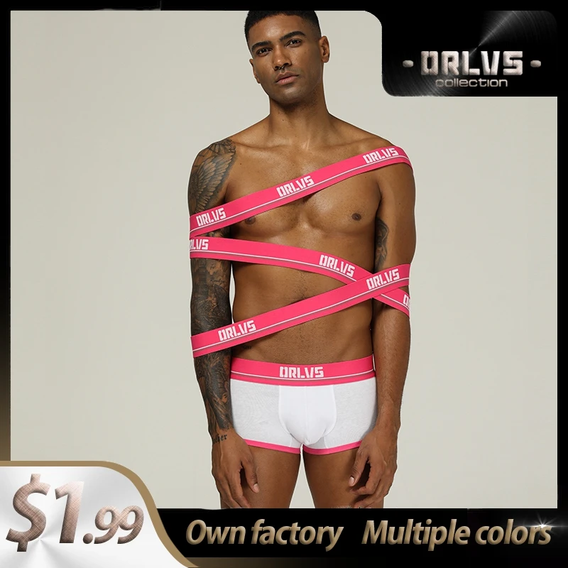 Innerwear C Мужское нижнее белье из хлопка с низкой талией сексуальные мужские трусы