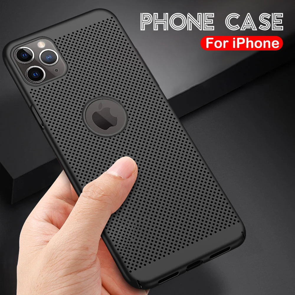 Ультратонкий чехол для телефона iPhone 12 11 Pro Max XR 7 8 Plus Mini SE2020 XS MAX X 6 6S жесткий с
