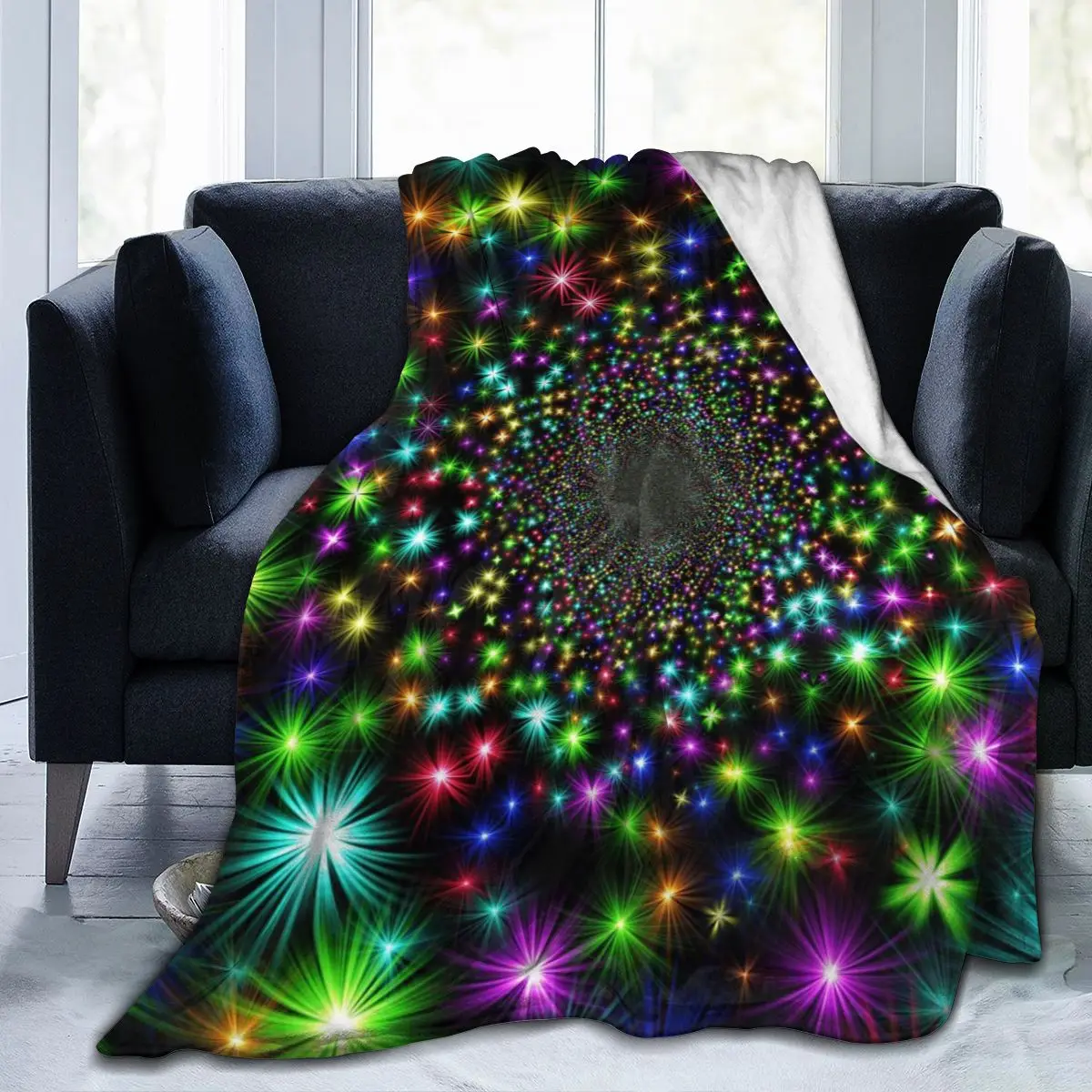 

New 3D Personality Printed Flannel Blanket Sheet Bedding Soft Blanket Bed Cover Home Textile DecorationColor