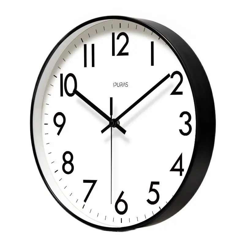 

Luxury Nordic Wall Clock Modern Design Metal Wall Watches Home Decor Living Room Mute with Calendar Creative Kitchen Clocks Gift