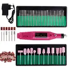 Мощный фрезерный станок для ногтей, полировщик, шлифовальные ленты, токарный станок для маникюра и педикюра, электрический аппарат для маникюра