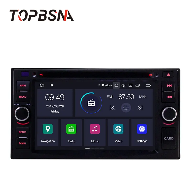 TOPBSNA Android 10 2 din автомобильный DVD плеер для KIA SORENTO SPORTAGE SPECTRA Седона звезда карнавала