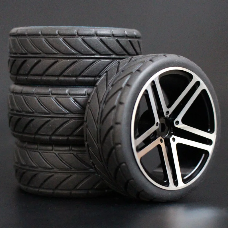 1 набор 4 шт HSP HPI гоночные шины металлический обод колеса для RC 1/10 на дороге