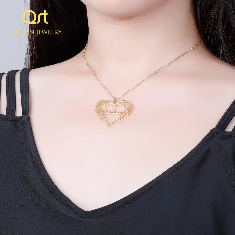 Ожерелье с именем на заказ ожерелье ожерелья из нержавеющей стали ювелирные