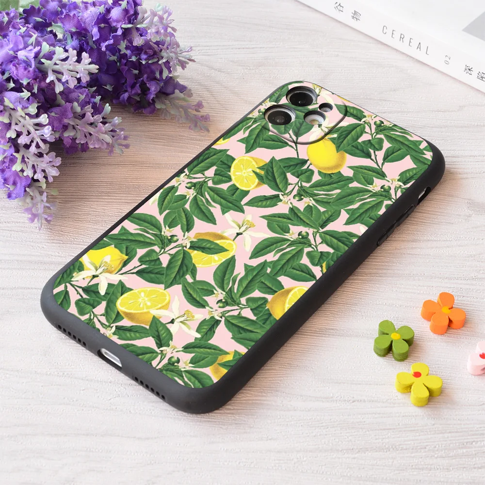 

For iPhone Lemonade Print Soft Matt Apple Case