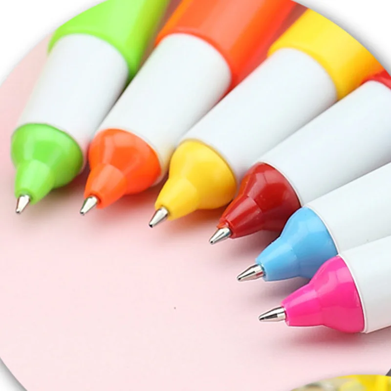 36 шт/партия Мини грузовик Shaped шариковая ручка с кольцом для ключей милый