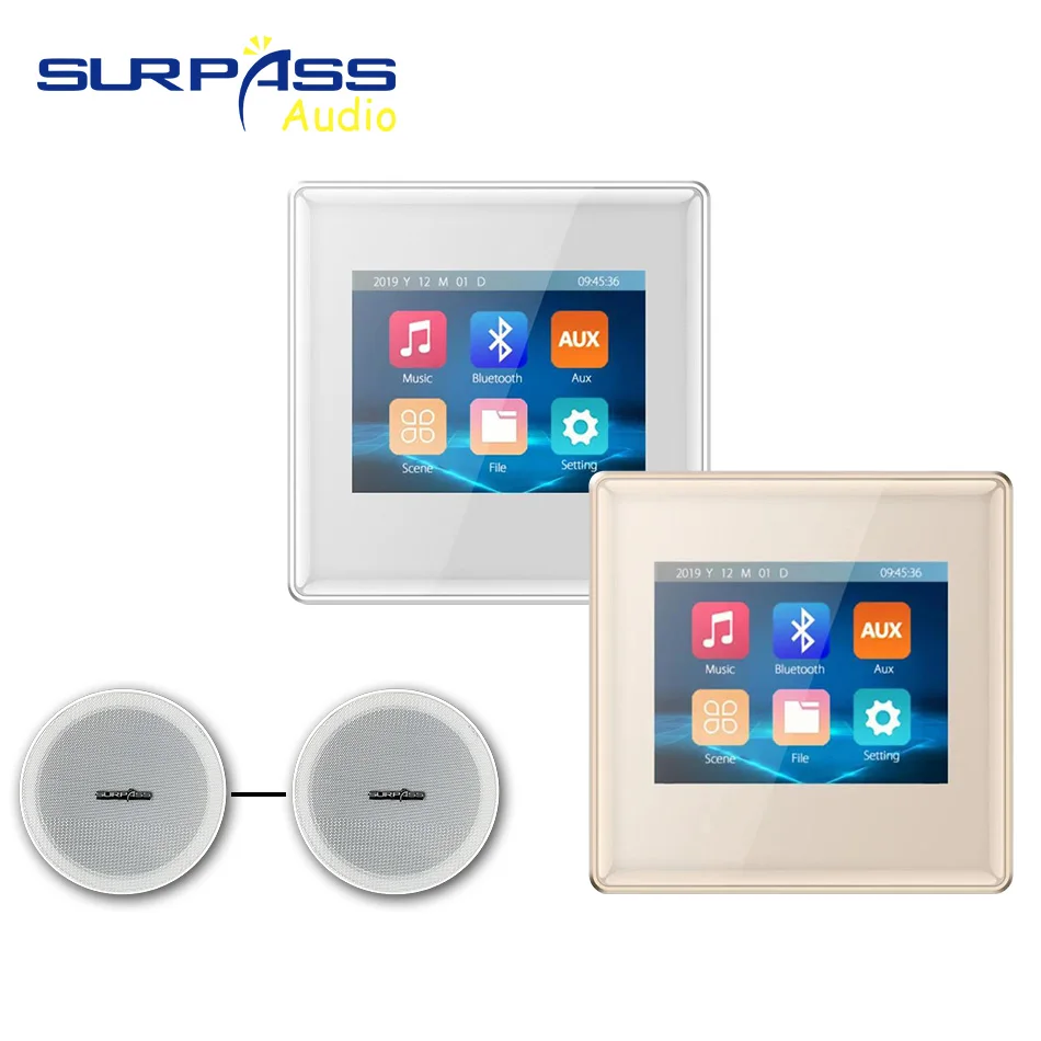 Умная домашняя музыкальная система сенсорный экран Мини Настенный усилитель