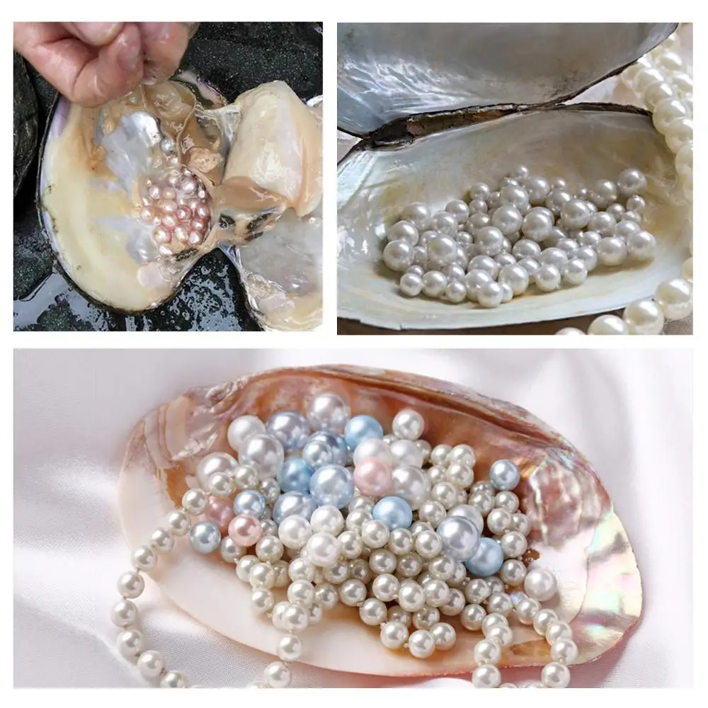 U7 Freshwater Cultured Pearl Choker Necklace 5-6.5mm 43/46cm Long Round or Baroque White Pearls Jewelry Gifts for Women P1058 | Украшения и