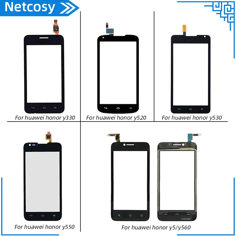 Для huawei Honor Y5 Y560 Y330 Y520 Y530 Y550 сенсорная панель сенсорного экрана дигитайзер