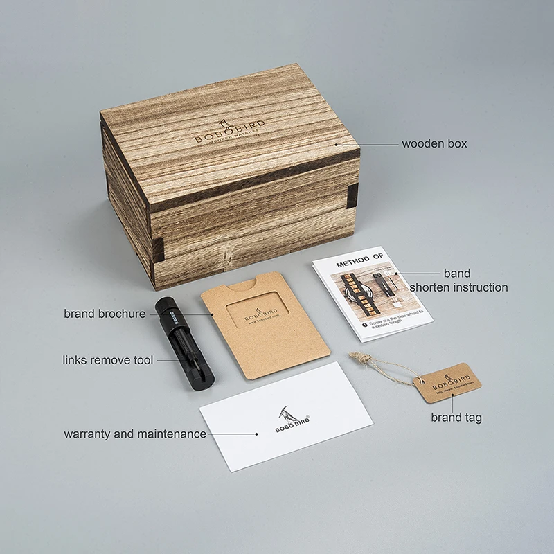 

Wooden Mechanical Watch Men Luxury Retro Design Case With Gold Label Beside Automatic And Multi-Functional Wristwatch