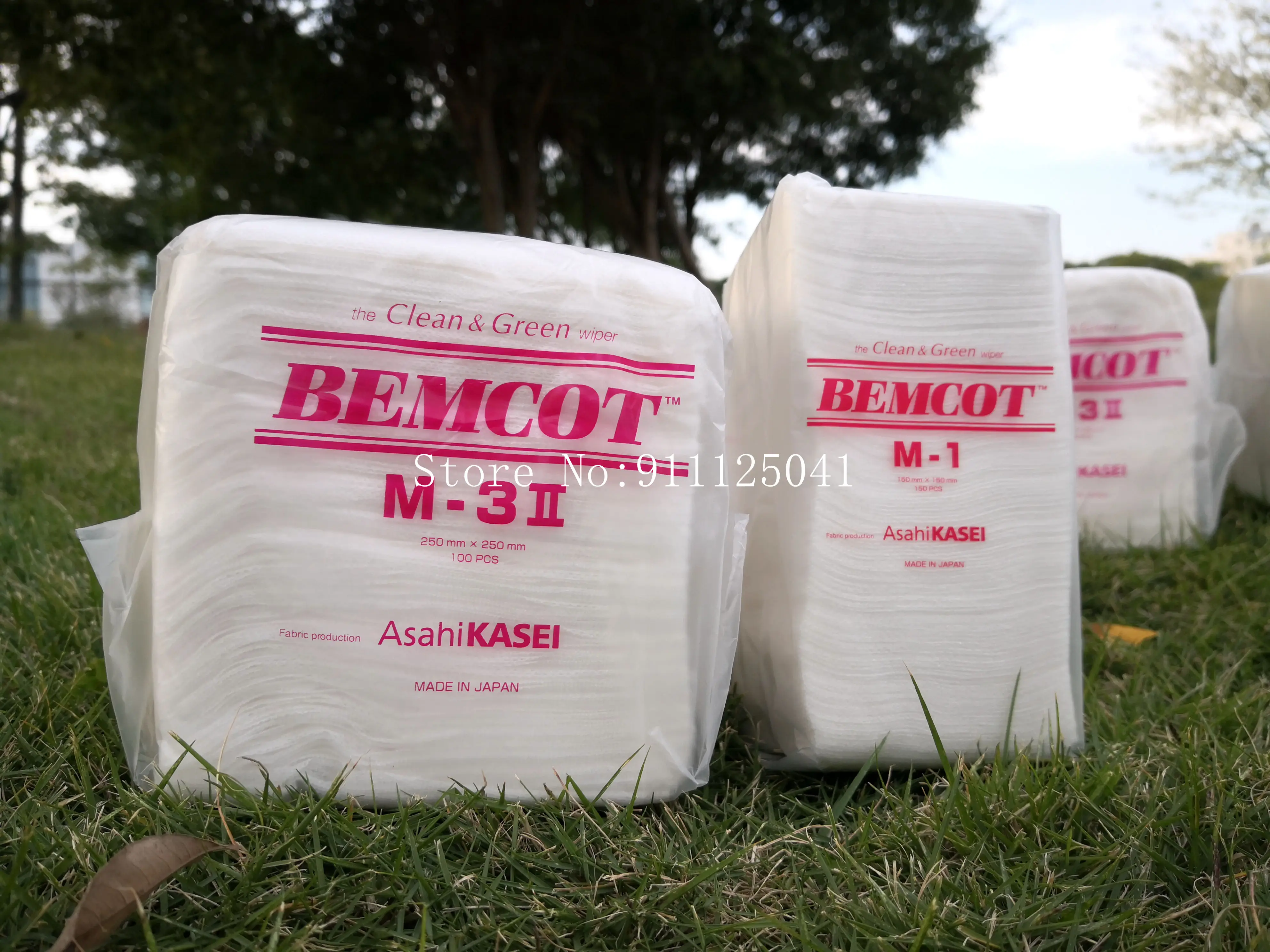 1 сумка M 3 Bemcot многоцелевой Безворсовая Ткань Nonwoven салфеткb для чистки Чистящая