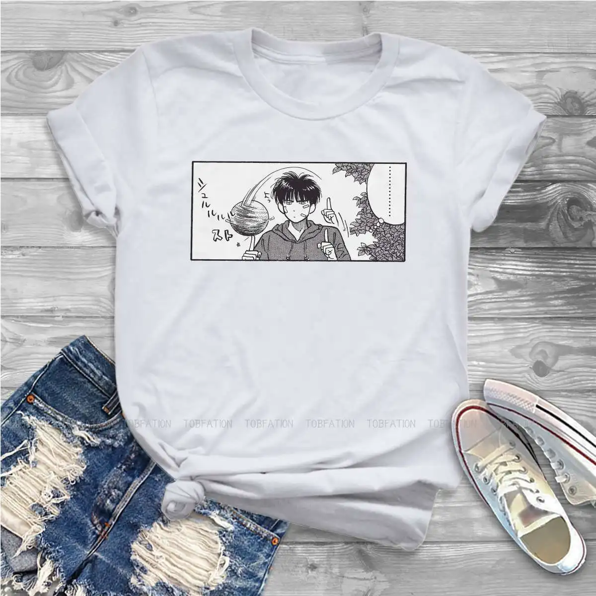 

Rukawa Kaede 2 Essential Female Shirts Slamdunk Sports Manga Oversized Vintage Women Top Harajuku Casual Feminine Blusas