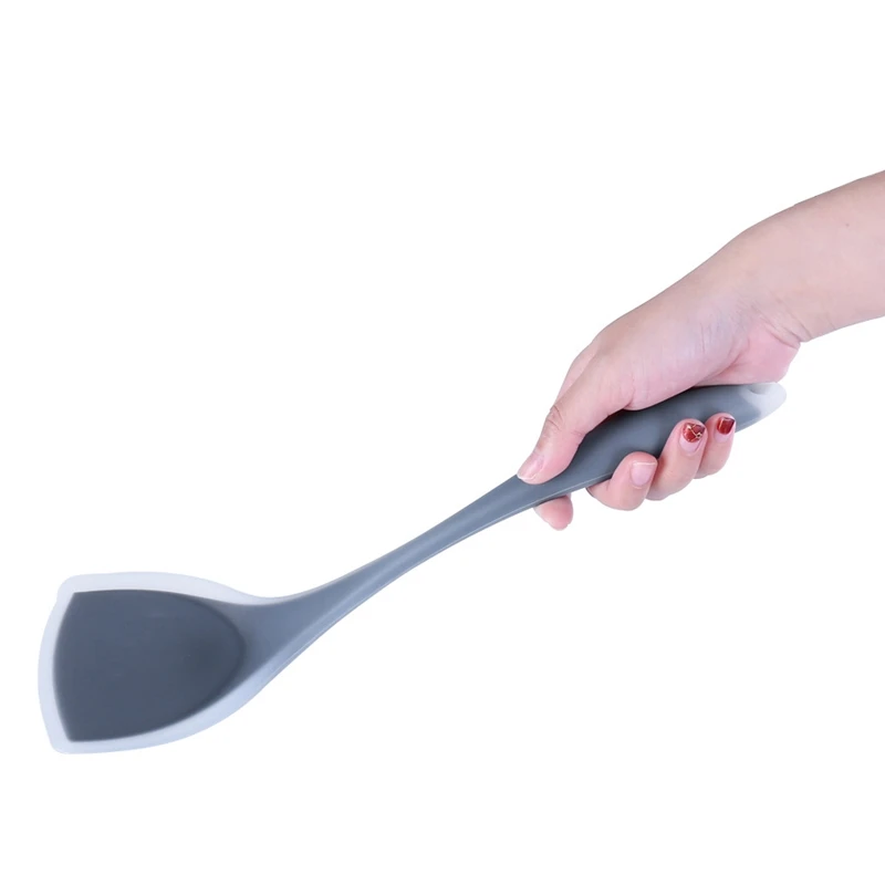 

Silicone Shovel Long Handle Thickened Spatula Cooking Shovel Nonstick Kitchen Accessories Protecting Pan Spatula Cooking Utensil