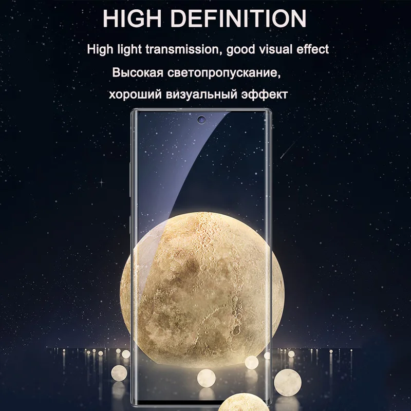 20D полное покрытие Защитная мягкая Гидрогелевая пленка для samsung Galaxy Note 10 8 9 Pro S8 S9 S10