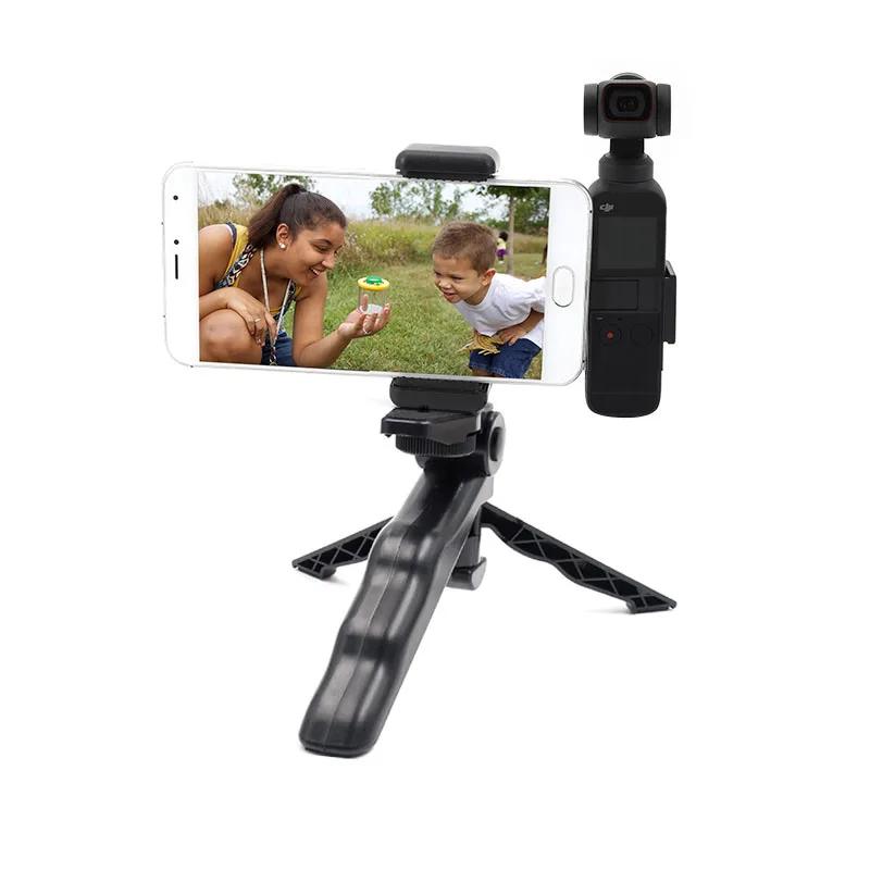 DJI Pocket 2 Handheld Gimbal Expansion Accessories Portable Mount Tripod Stand Fixed bracket Holder Clip Set for phone | Электроника