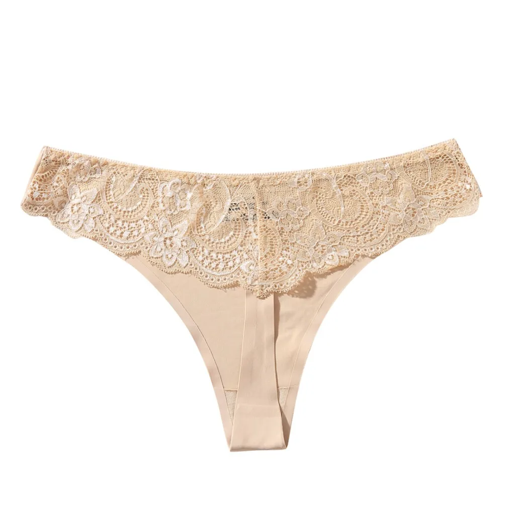 

Women's lace underwear thong women's panties back lace sexy hollow panties M-XXL new panties