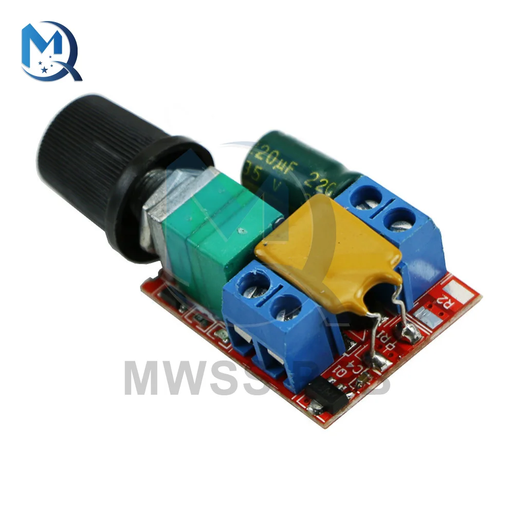 DC-DC 3V 35V Скорость Управление переключатель мини 5A PWM Max 90W контроллер скорости