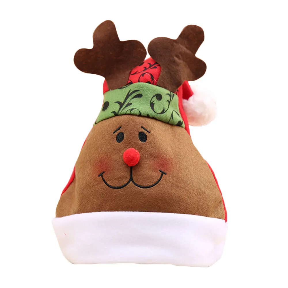 Christmas Hat Santa Claus Snowman Festival Party Home Ornament Decors Decoration | Hats