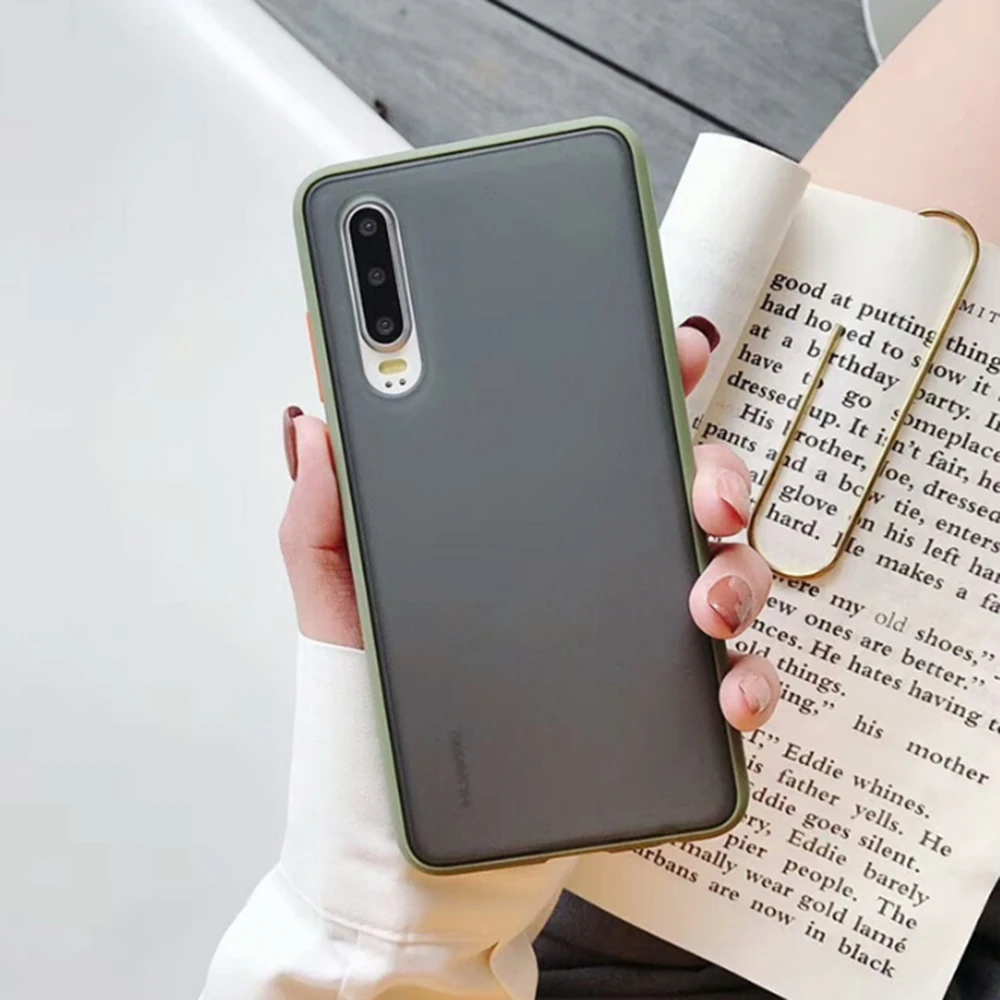 Роскошный противоударный защитный матовый чехол для телефона Huawei Mate20 30 lite P20 40 pro