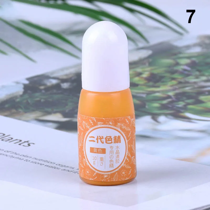Style 7 1 шт. УФ смолы Пигмент Цвет жидкий окрашивающий КРАСИТЕЛЬ DIY ювелирных изделий ремесло XIN - Цвет: Style 7