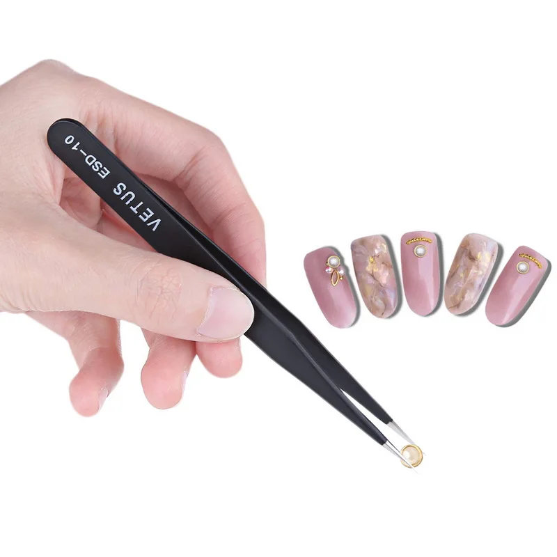 6 шт. антистатические пинцеты Набор для изготовления ручных инструментов набор