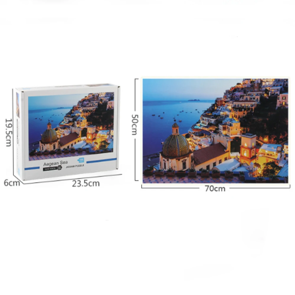 

1000 Pieces Seaview Puzzles For Teenagers Adults Puzzle Educational Games Brain Challenge Puzzle Decompression Toy